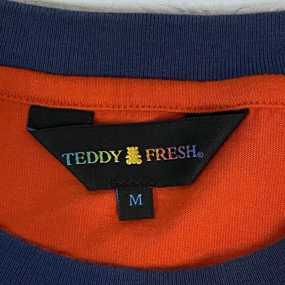 Teddy Fresh sz M Long Sleeve T Shirt - Picture 6 of 8